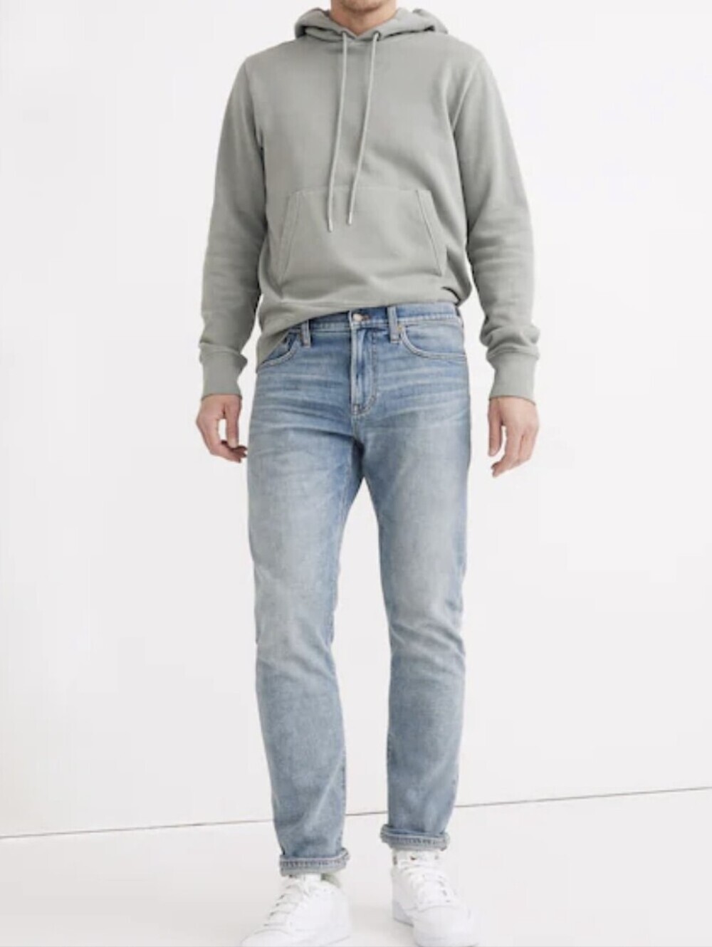 NWT Madewell Men's Slim Everyday Flex Jeans Coolmax Med Wash 34x30